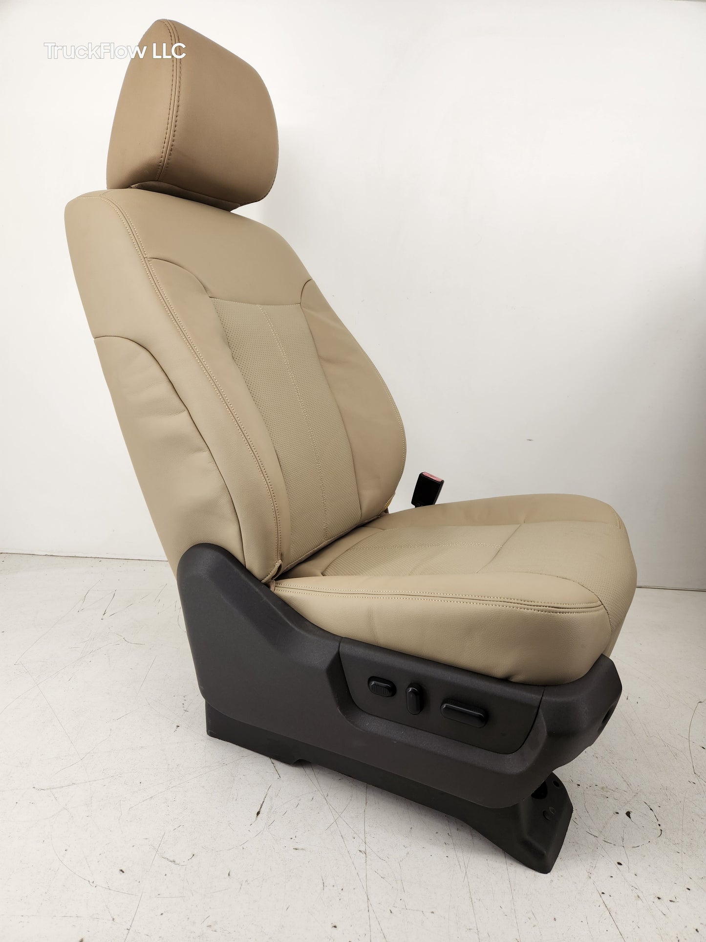 2011-2016 Ford F250 F350 F450 Lariat Front Bucket Seats Power Heated Cooled Tan (Adobe)