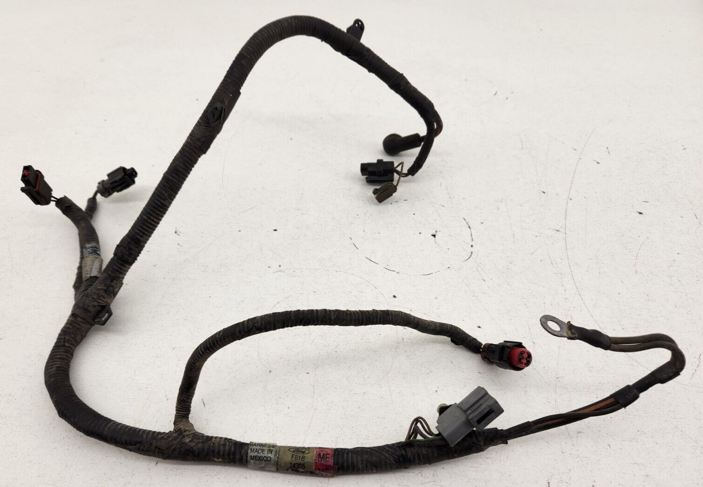 1999 2000 ford F250 F350 SD 7.3 Single Alternator A/C Wiring Harness F81B-14305