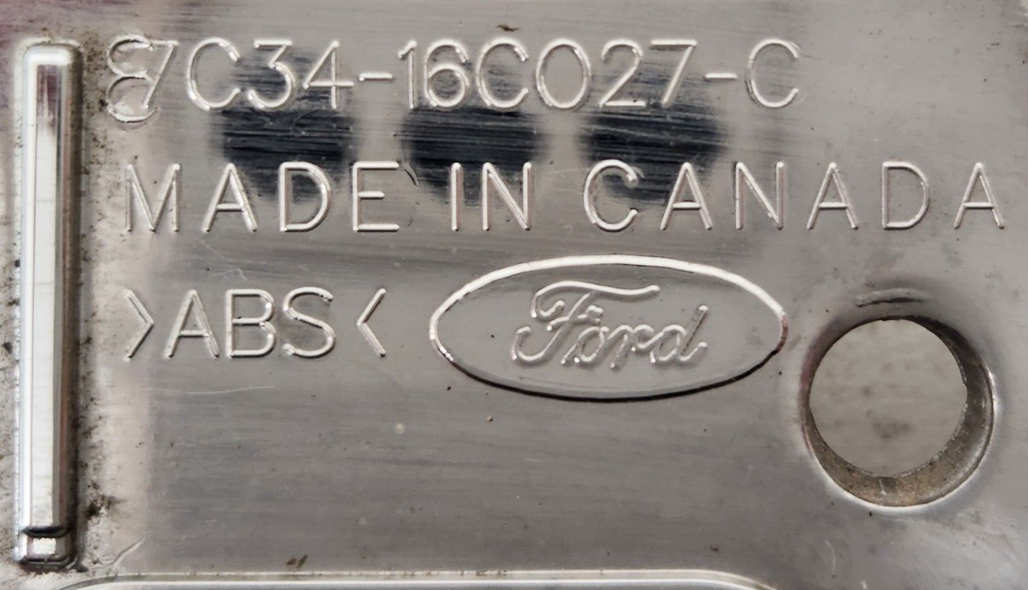 2008-2010 Ford Super Duty Fender Vent Emblem LH V8 GAS BLACK