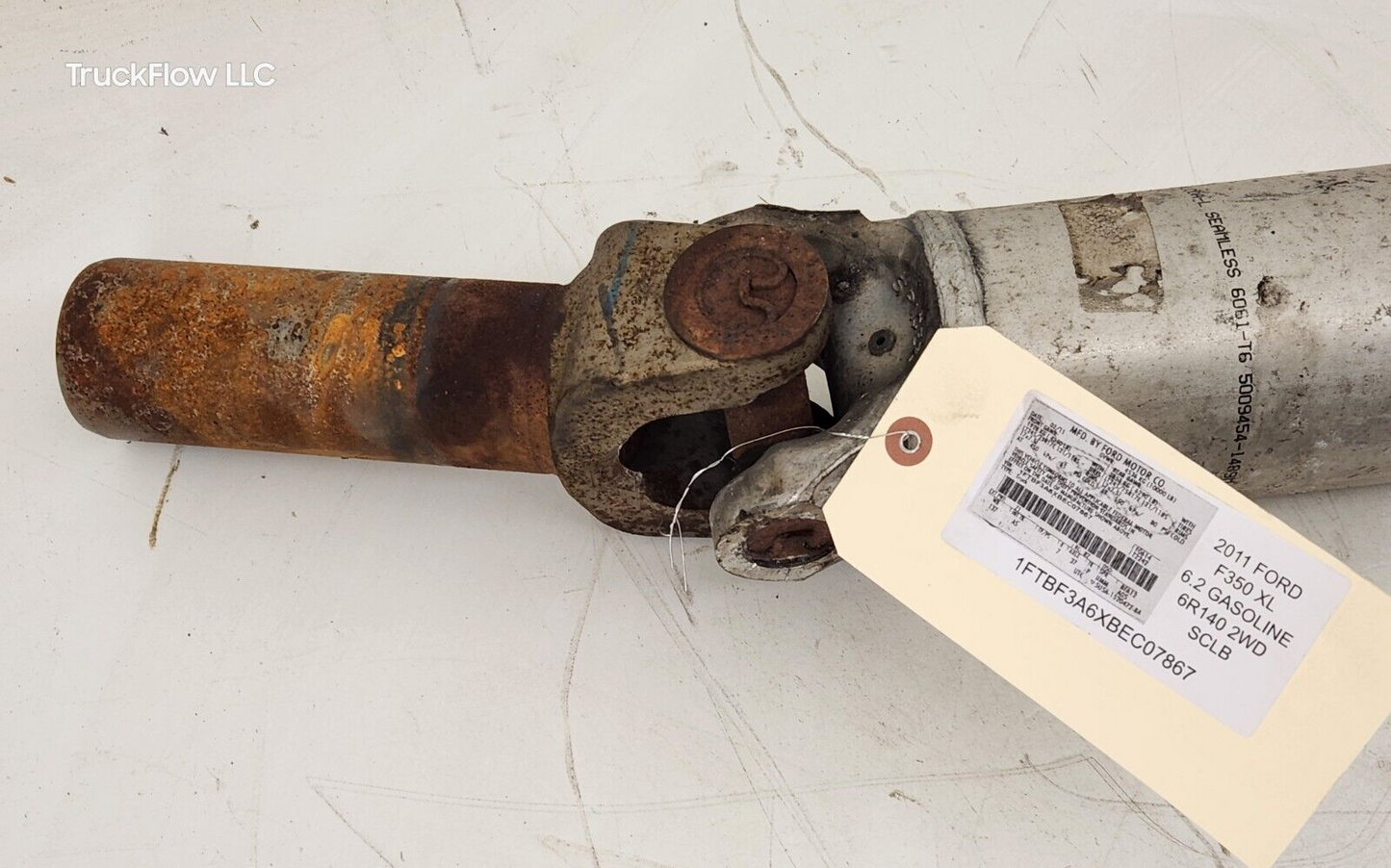 2011 2012 F250 F350 6.2L GAS 2WD 2X4 REAR DRIVE SHAFT USED OEM BC34-4602-ACB