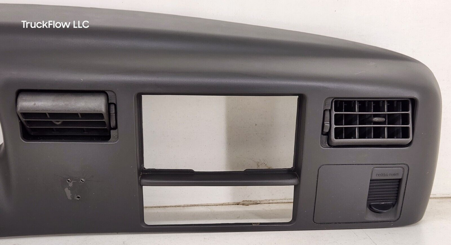 2003 2004 Ford F250 F350 Dash Cluster Radio Bezel Trim Panel FLINT *Holes *DMG