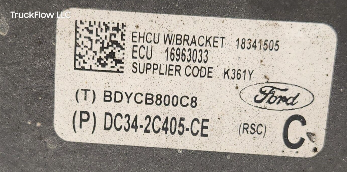 2013 2014 Anti-Lock Brake MODULE ABS FORD SUPER DUTY DC342C346CE DC34-2C346-CE