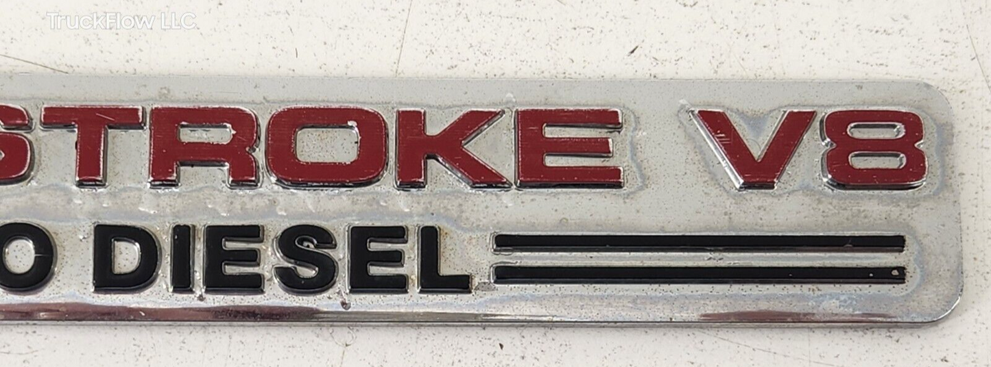 2003 2004 Ford F250 F350 SD 6.0 Powerstroke V8 Turbo Diesel Door Badge Emblem
