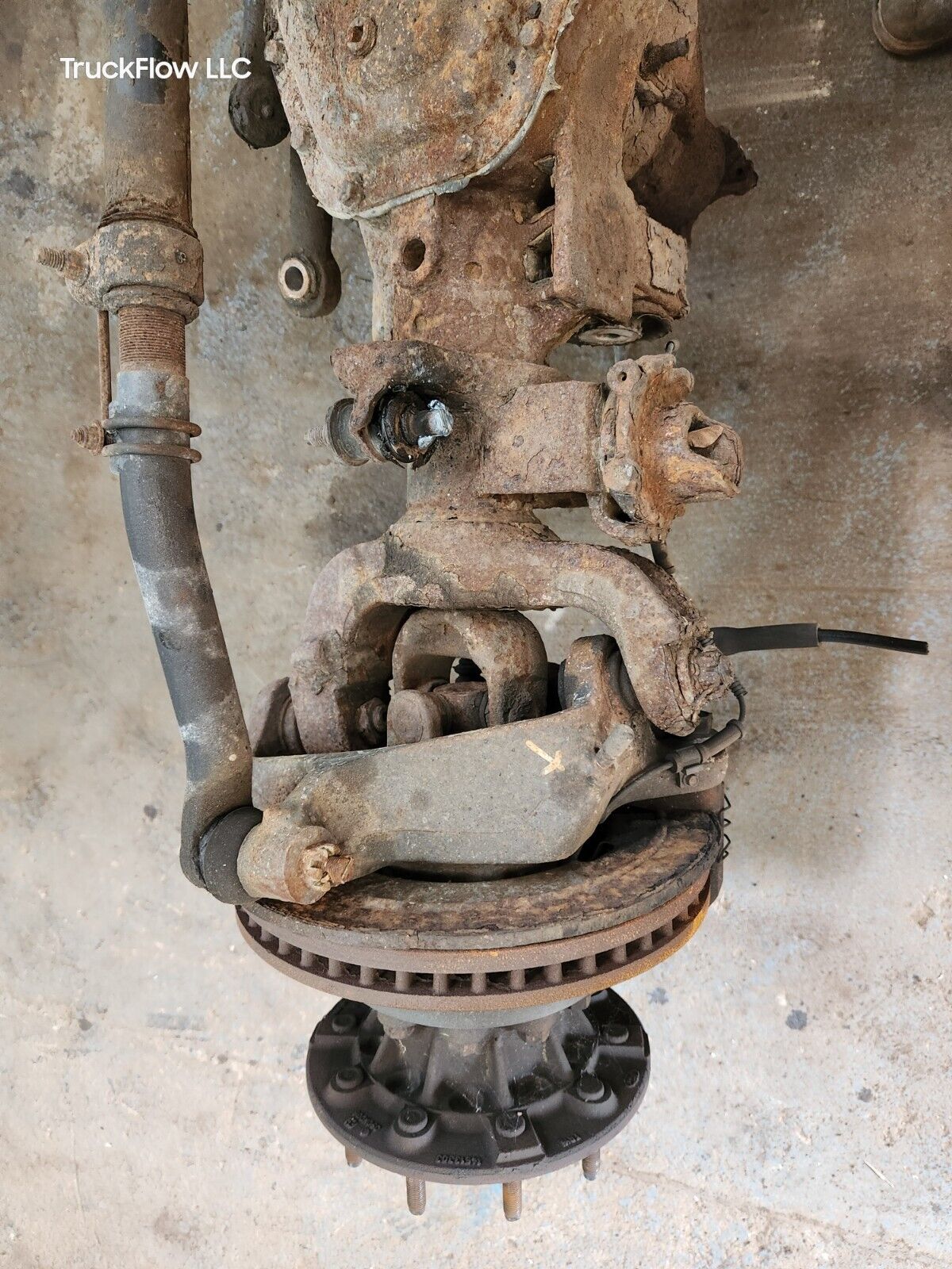 2005-2007 Ford F450 F550 DRW Dana Super 60 Front Axle 10 Lug 4:88 Ratio 68k