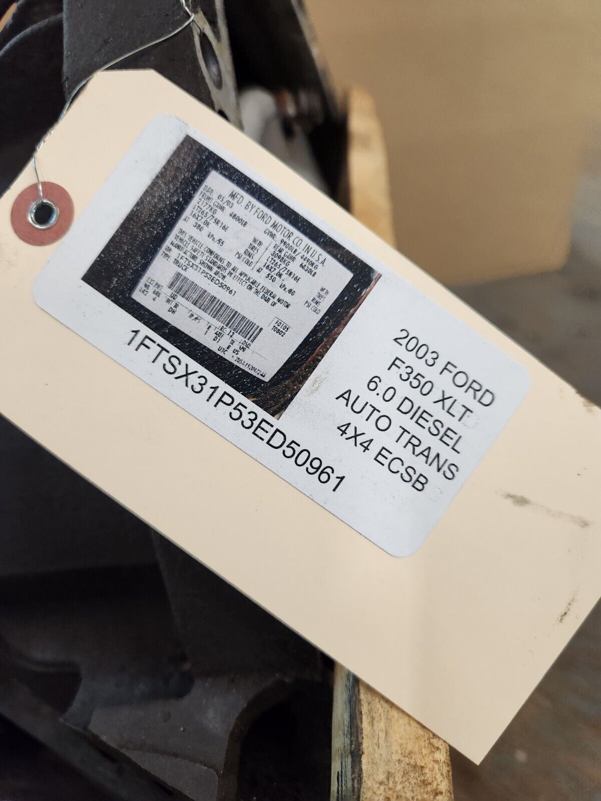 2003 Ford F250 - F550 Super Duty 4x4 Powerstroke 6.0L 5r110 transmission