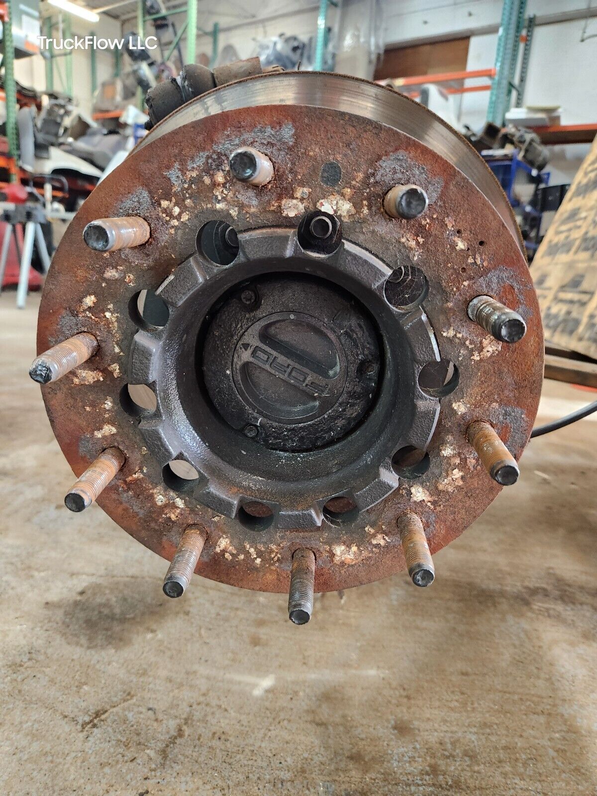 2005-2007 Ford F450 F550 DRW Dana Super 60 Front Axle 10 Lug 4:88 Ratio 68k