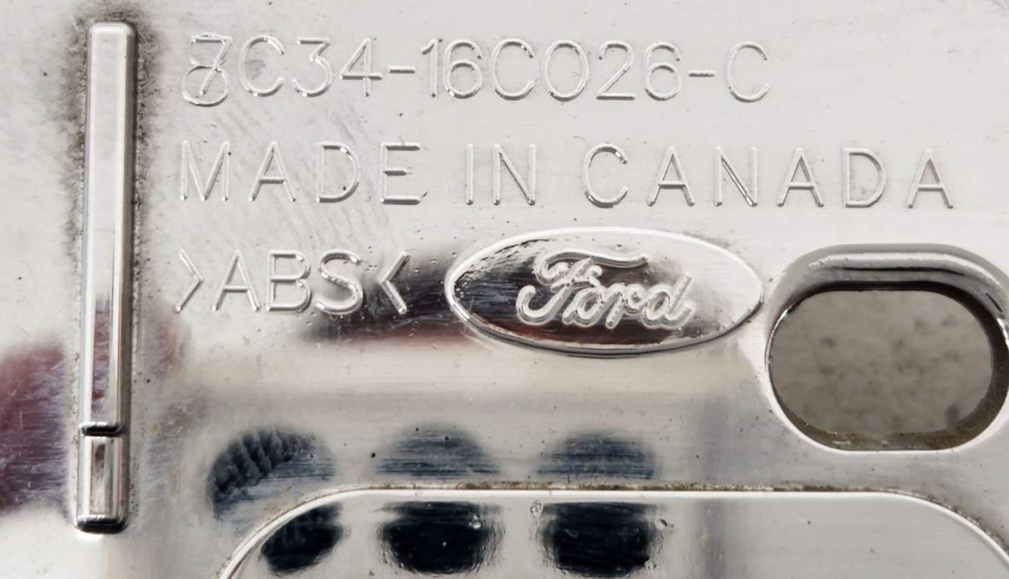 2008-2010 Ford Super Duty Fender Vent Emblem RH V8 GAS BLACK