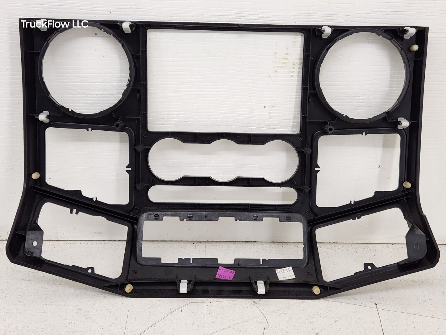 2008-2010 FORD F250 F350 SUPER DUTY CENTER DASH RADIO BEZEL FX4 SILVER USED OEM