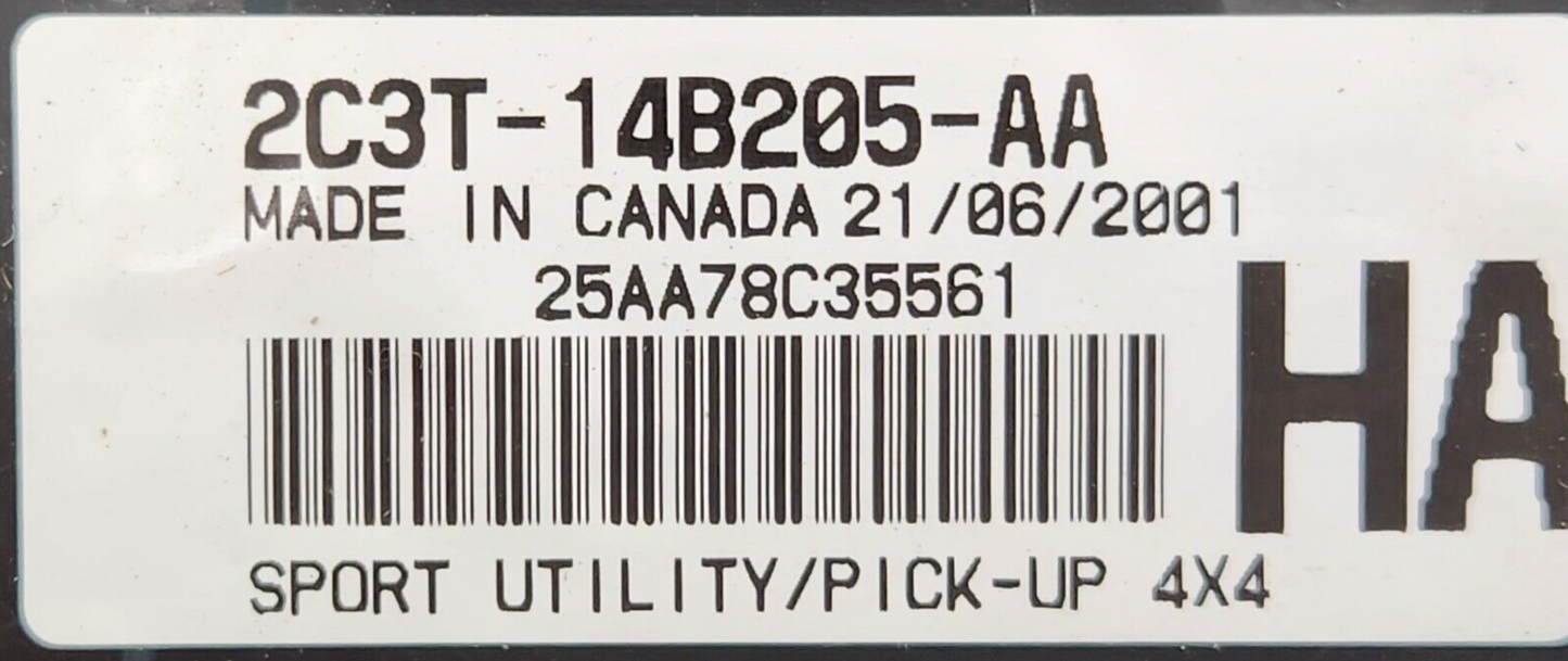 2002 FORD F250 F350 GEM ELECTRONIC MULTIFUNCTION CONTROL Module 2C3T-14B205-AA