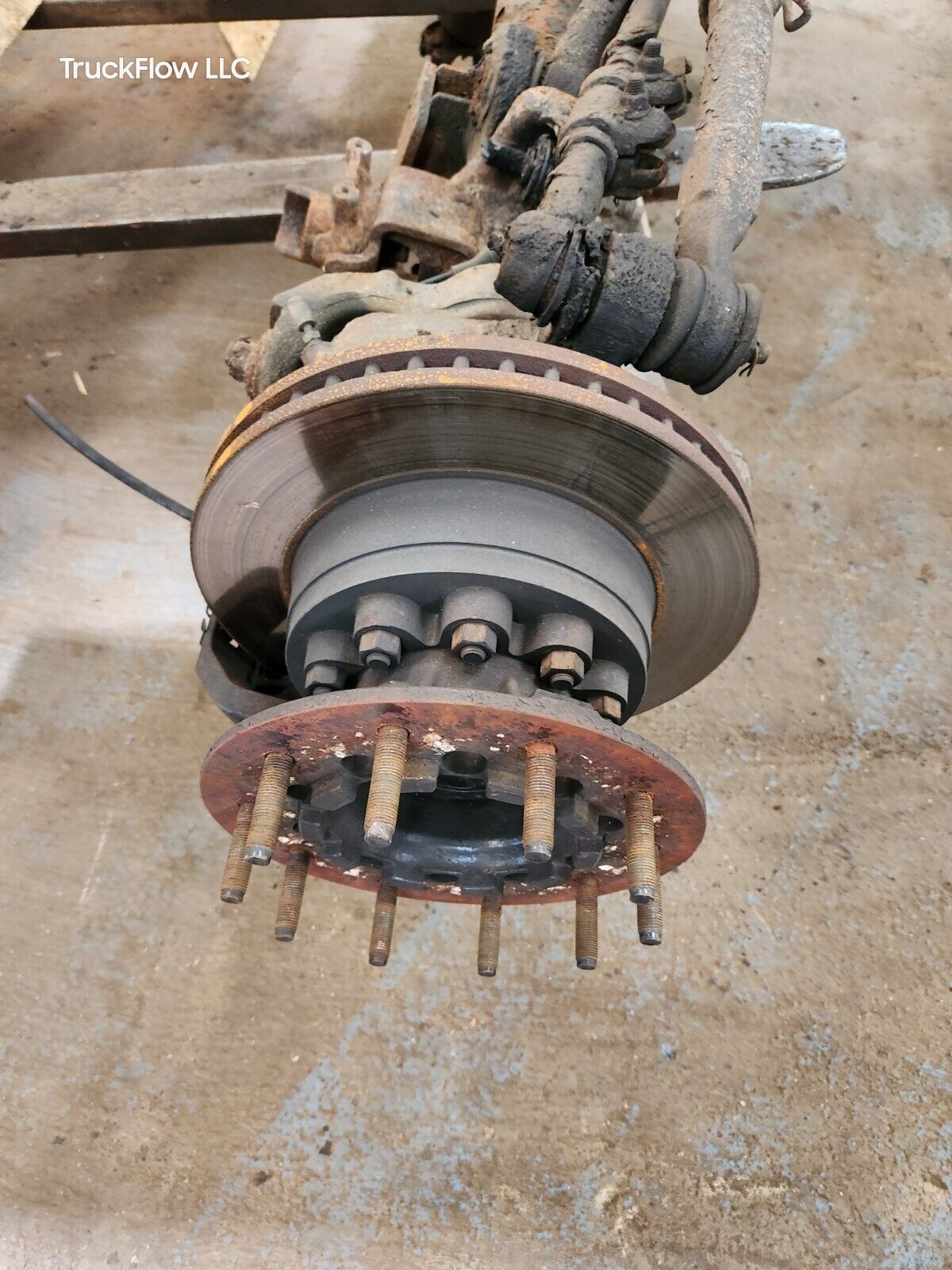 2005-2007 Ford F450 F550 DRW Dana Super 60 Front Axle 10 Lug 4:88 Ratio 68k