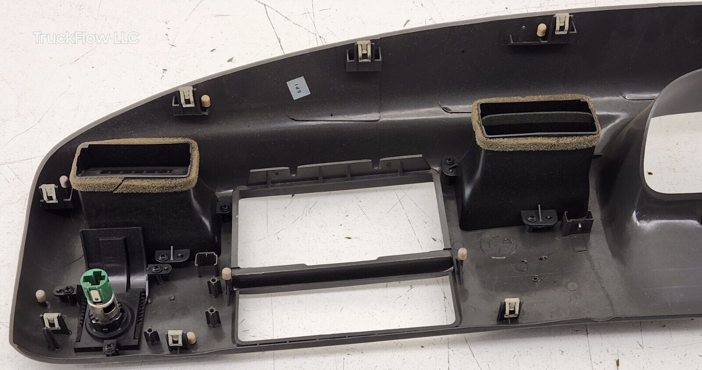 2003 2004 Ford F250 F350 Dash Cluster Radio Bezel Trim Panel FLINT *Holes *DMG