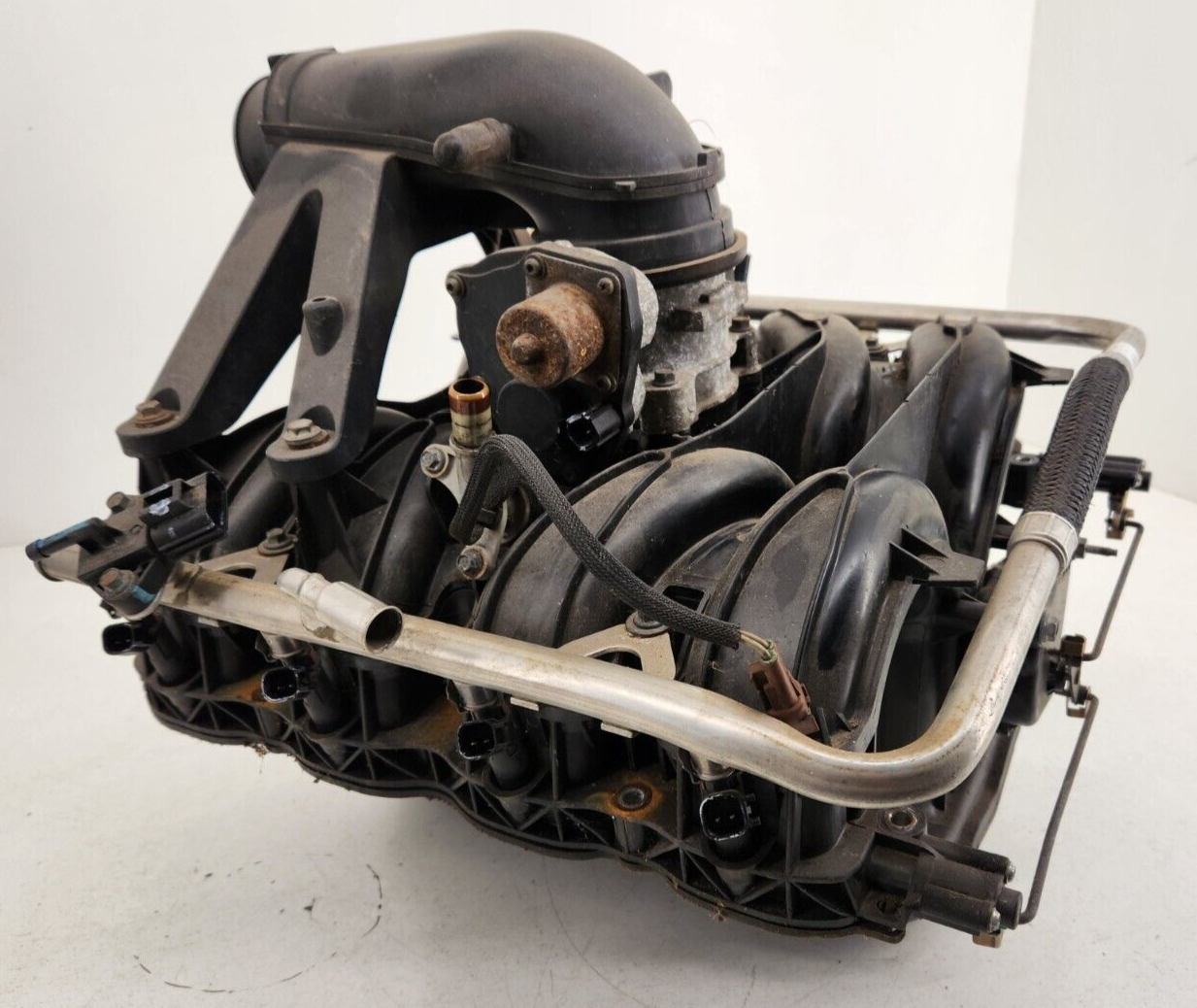2008 Ford F350 5.4L 3V Intake Manifold w/ Throttle Body / Fuel Rail / Injectors