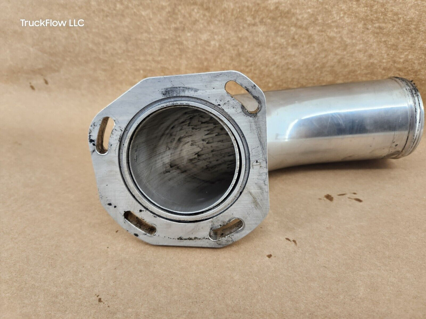 2008 - 2010 FORD F350 F250 6.4 DIESEL ENGINE CHROME INTAKE ELBOW TUBE