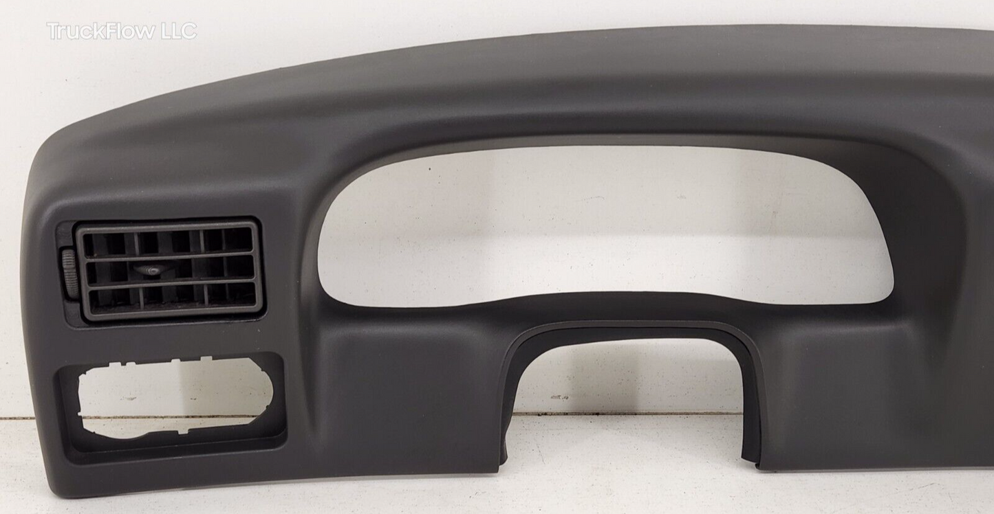 2003 2004 Ford F250 F350 Dash Cluster Radio Bezel Trim Panel FLINT *Holes *DMG
