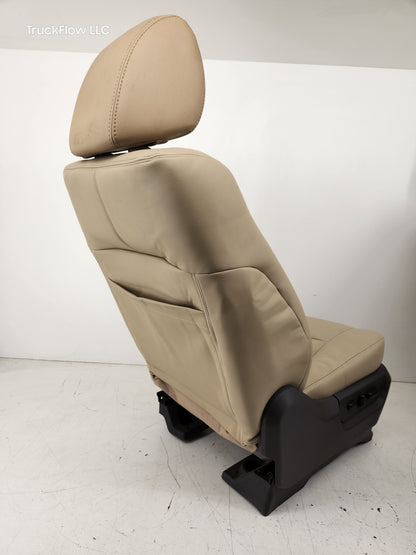 2011-2016 Ford F250 F350 F450 Lariat Front Bucket Seats Power Heated Cooled Tan (Adobe)