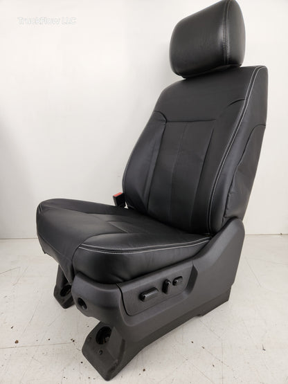 2011-2016 Ford F250 F350 F450 Lariat Front Bucket Seats Power Heated Cooled Black