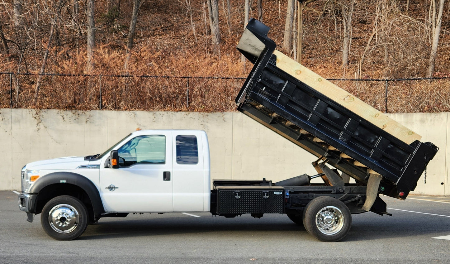 2016 FORD F550 Super Cab & Chassis (162" Wheel Base) w/ Mason Dump 4x4 102k mi