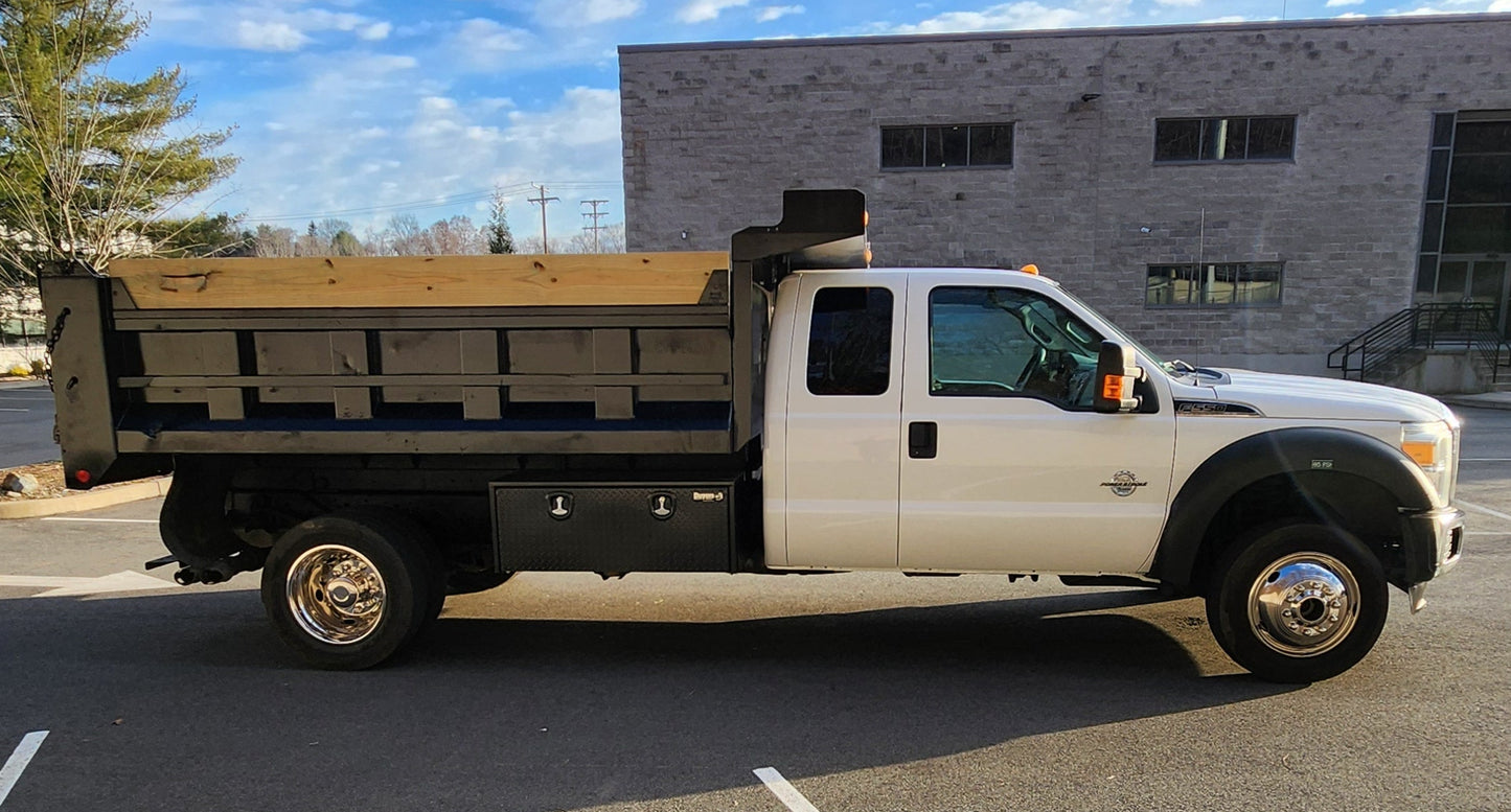 2016 FORD F550 Super Cab & Chassis (162" Wheel Base) w/ Mason Dump 4x4 102k mi