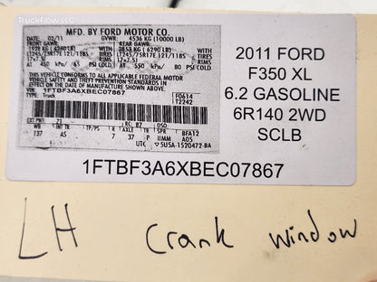 2011 FORD F350 DRIVER FRONT LH DOOR HARNESS MANUAL WINDOW OEM BC3T-14631-BBA
