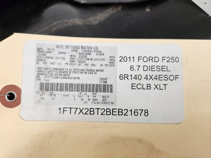 2011-2016 Ford F250 F350 Super Duty 6.7L Diesel Fuel Tank LONG BED PICKUP