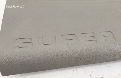 2008-2010 Ford F250 F350 F450 F550 Dash Panel Bag Cover RH Passenger Stone Gray