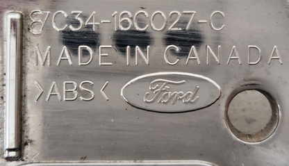 2008-2010 Ford Super Duty Fender Vent Emblem LH V8 GAS BLACK