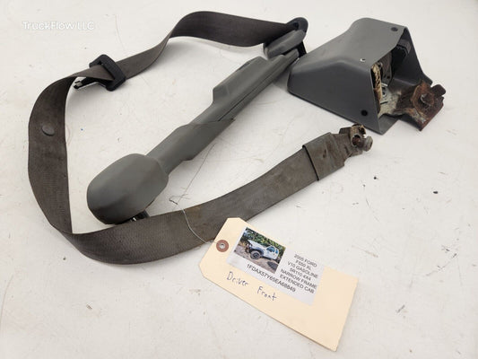 1999-2003 Ford F250 F350 Extended Cab Left Front Seat Belt Retractor Graphite