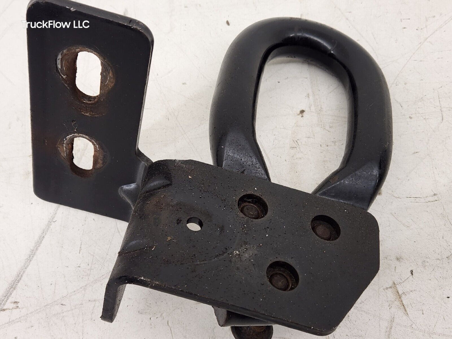 2011-2016 F250 F350 Front Black Pair Bumper Left Right Tow Hooks W/ Hardware OEM