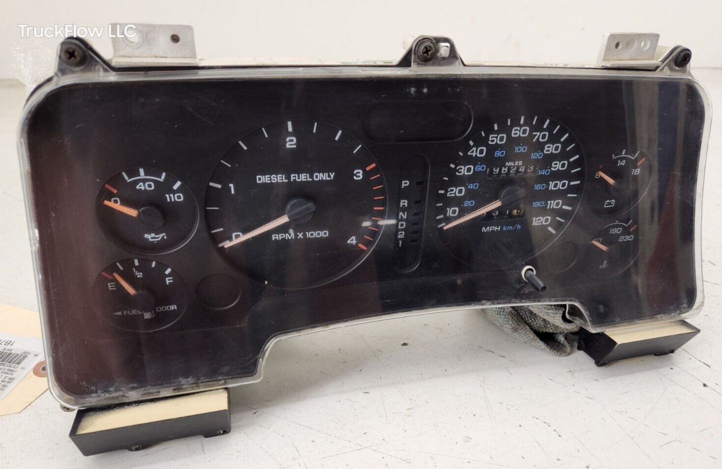 1994-1997 Dodge Ram 1500 2500 3500 Instrument Cluster Speedometer 198,243 Miles