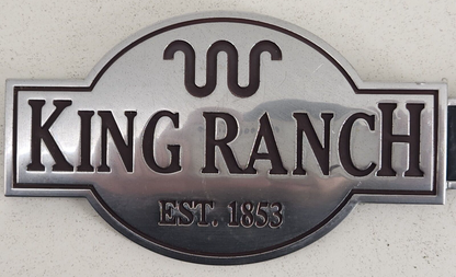 03-07 F350 Lariat Super Duty King Ranch Fender Tailgate Emblem OEM Factory Used