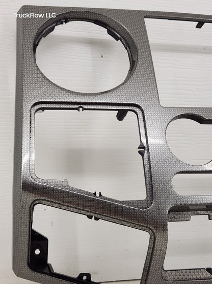 2008-2010 FORD F250 F350 SUPER DUTY CENTER DASH RADIO BEZEL FX4 SILVER USED OEM