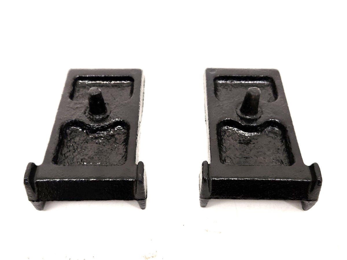 Leaf Spring Helper Spacers 1985-2016 Ford F250 F350 Overload Helper Leaf Spring Spacer Mount Plat ...