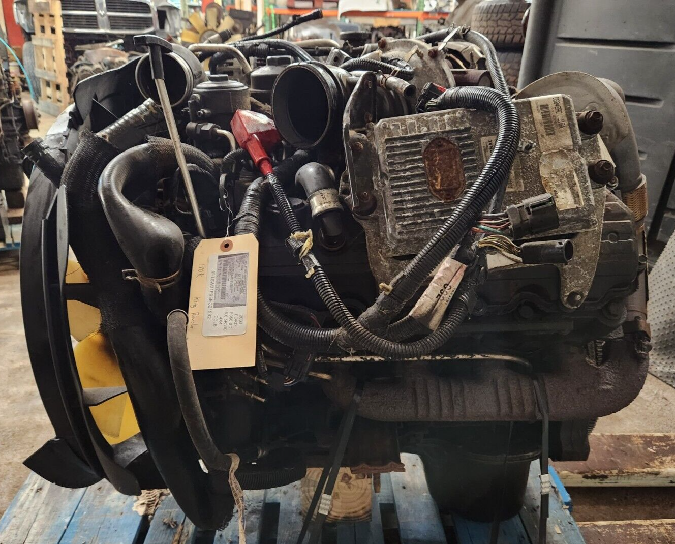 2003-2004 F250 F350 SUPER DUTY Engine 6.0L POWERSTROKE VIN P 8th digit 181K Mile