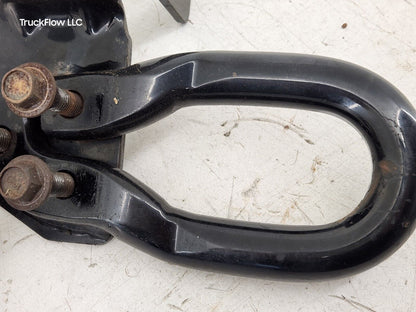 2011-2016 F250 F350 Front Black Pair Bumper Left Right Tow Hooks W/ Hardware OEM