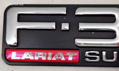 1997-2004 FORD F350 LARIAT SUPER DUTY SIDE FENDER EMBLEM LOGO BADGE OEM