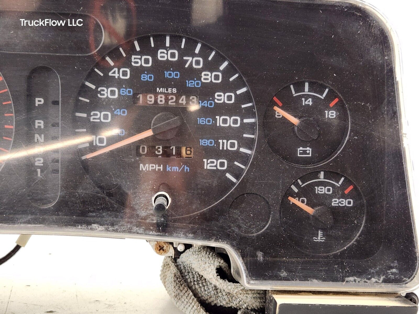 1994-1997 Dodge Ram 1500 2500 3500 Instrument Cluster Speedometer 198,243 Miles