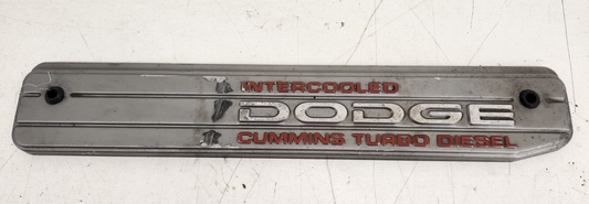 1994-98 12 Valve Dodge Ram Cummins Diesel 5.9L Engine Valve Cover Top Plate Trim